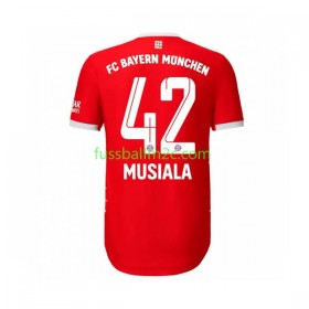 Fußballtrikots Bayern München Musiala 42 Heim Trikotsatz 2022-2023